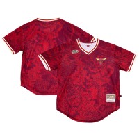 Футболка Chicago Bulls Mitchell & Ness Red Chinese New Year 4.0 Mesh