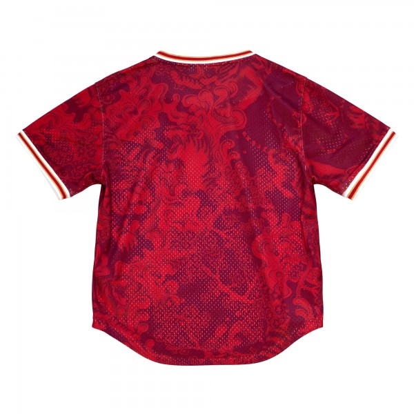 Футболка Chicago Bulls Mitchell & Ness Red Chinese New Year 4.0 Mesh