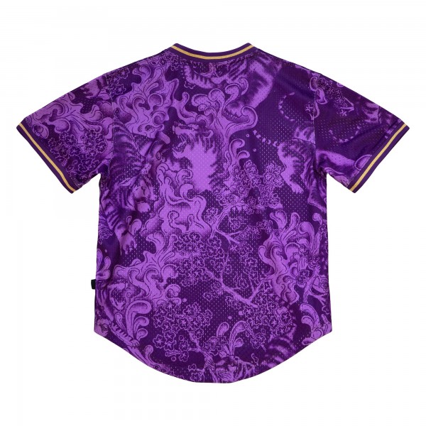 Футболка Los Angeles Lakers Mitchell & Ness Chinese New Year 4.0 Mesh - Purple