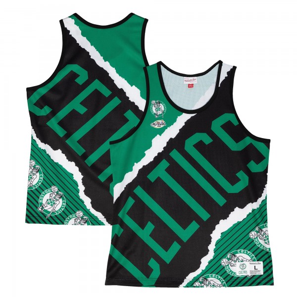 Майка Boston Celtics Mitchell & Ness Jumbotron 2.0 Sublimated - Black