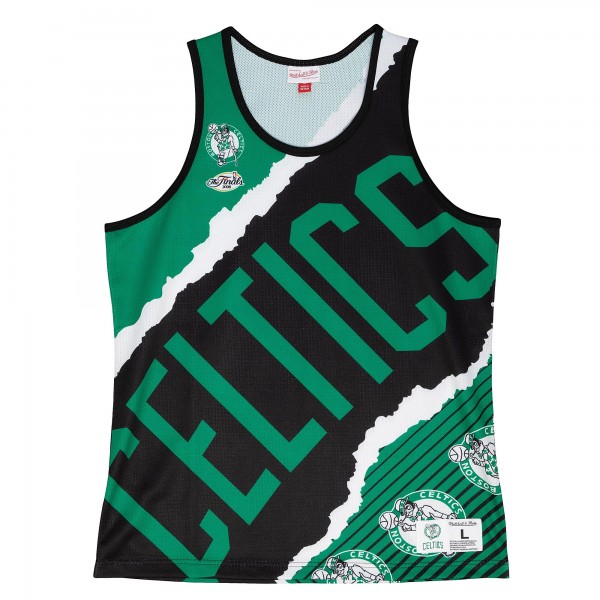 Майка Boston Celtics Mitchell & Ness Jumbotron 2.0 Sublimated - Black