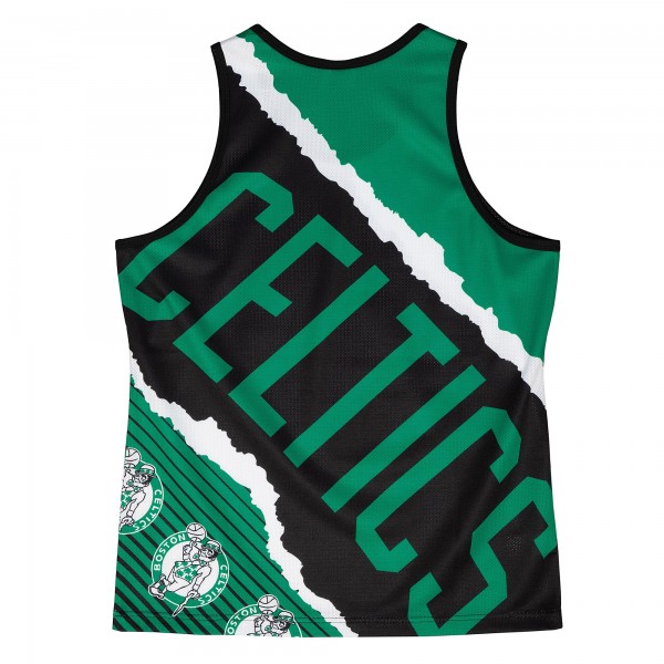 Майка Boston Celtics Mitchell & Ness Jumbotron 2.0 Sublimated - Black