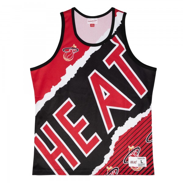 Майка Miami Heat Mitchell & Ness Black Jumbotron 2.0 Sublimated