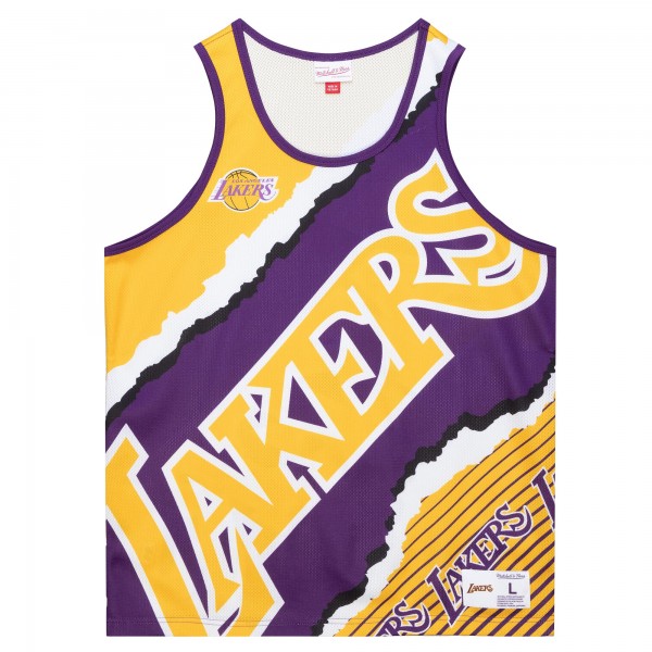 Майка Los Angeles Lakers Mitchell & Ness Jumbotron 2.0 Sublimated - Gold