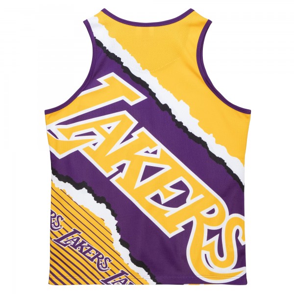 Майка Los Angeles Lakers Mitchell & Ness Jumbotron 2.0 Sublimated - Gold