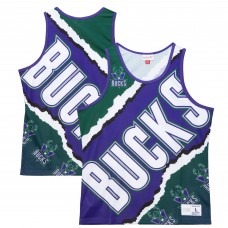 Майка Milwaukee Bucks Mitchell & Ness Jumbotron 2.0 Sublimated - Green