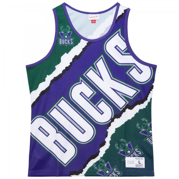 Майка Milwaukee Bucks Mitchell & Ness Jumbotron 2.0 Sublimated - Green