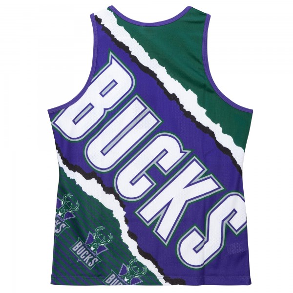 Майка Milwaukee Bucks Mitchell & Ness Jumbotron 2.0 Sublimated - Green