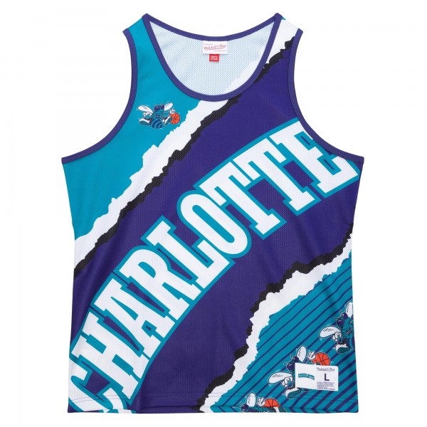 Майка Charlotte Hornets Mitchell & Ness Jumbotron 2.0 Sublimated - Purple
