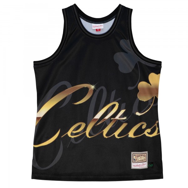 Майка Boston Celtics Mitchell & Ness Big Face 4.0 Fashion - Black