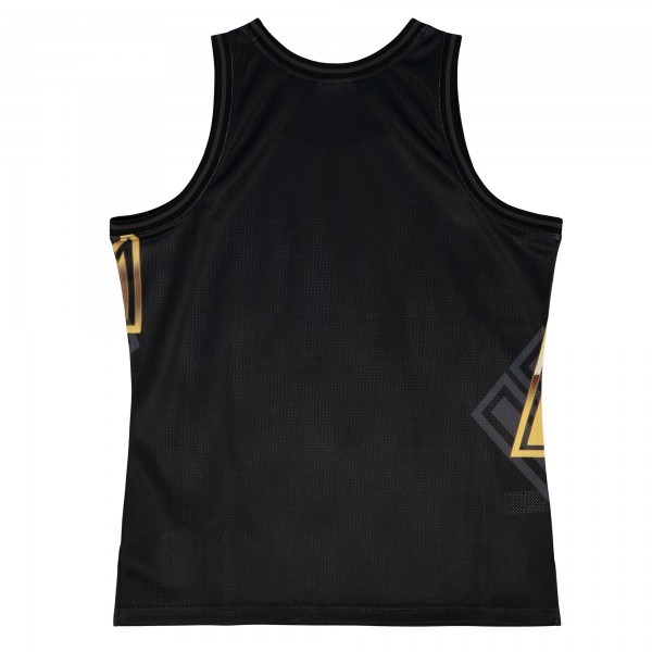 Майка Miami Heat Black Mitchell & Ness Big Face 4.0 Fashion