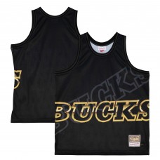 Майка Milwaukee Bucks Mitchell & Ness Big Face 4.0 Fashion - Black