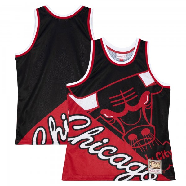 Майка Chicago Bulls Mitchell & Ness Big Face 5.0 Fashion - Black