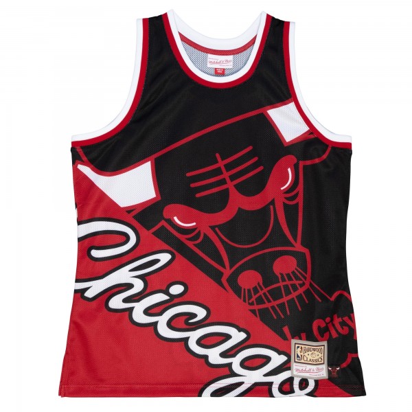 Майка Chicago Bulls Mitchell & Ness Big Face 5.0 Fashion - Black