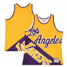 Майка Los Angeles Lakers Mitchell & Ness Big Face 5.0 Fashion - Gold