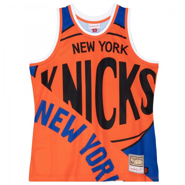 Майка New York Knicks Mitchell & Ness Big Face 5.0 Fashion - Blue