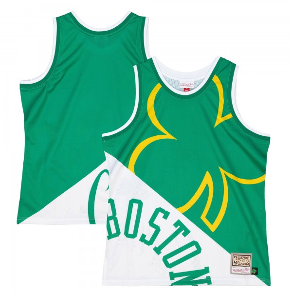 Майка Boston Celtics Mitchell & Ness Big Face 5.0 Fashion - Kelly Green