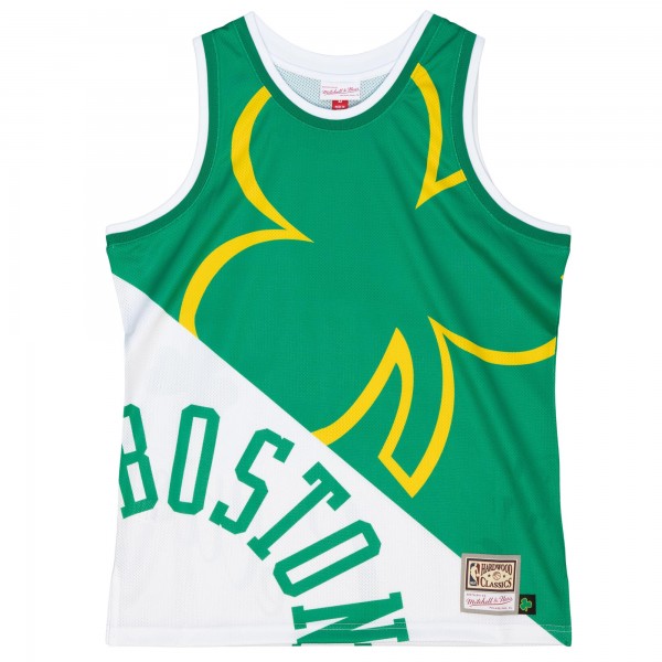 Майка Boston Celtics Mitchell & Ness Big Face 5.0 Fashion - Kelly Green