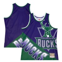 Майка Milwaukee Bucks Mitchell & Ness Big Face 5.0 Fashion - Purple