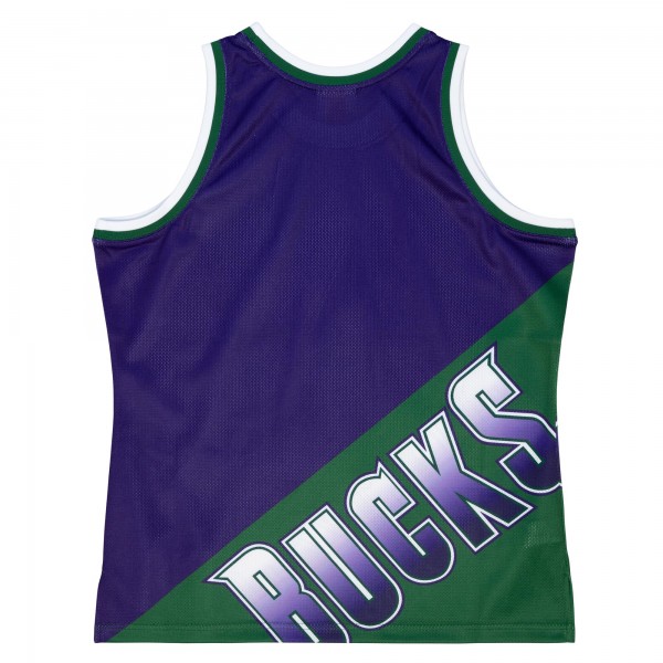 Майка Milwaukee Bucks Mitchell & Ness Big Face 5.0 Fashion - Purple