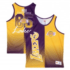 Майка Los Angeles Lakers Mitchell & Ness Home & Away Mesh - Purple
