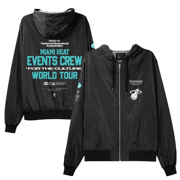 Куртка Miami Heat Mitchell & Ness Black Crew