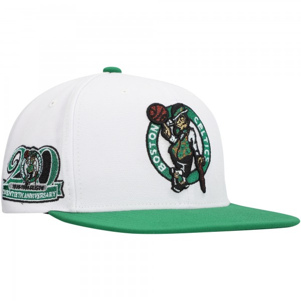 Бейсболка Boston Celtics Mitchell & Ness  Soul Logo Shine 2-Tone - White