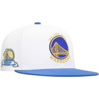 Бейсболка Golden State Warriors Mitchell & Ness  Soul Logo Shine 2-Tone - White