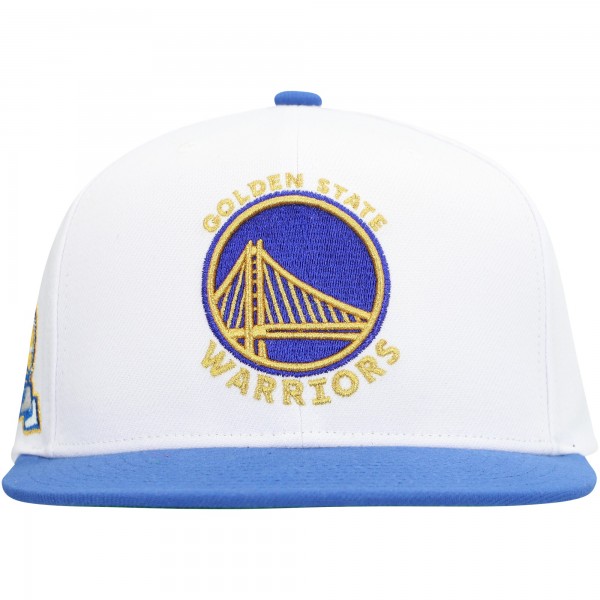 Бейсболка Golden State Warriors Mitchell & Ness  Soul Logo Shine 2-Tone - White