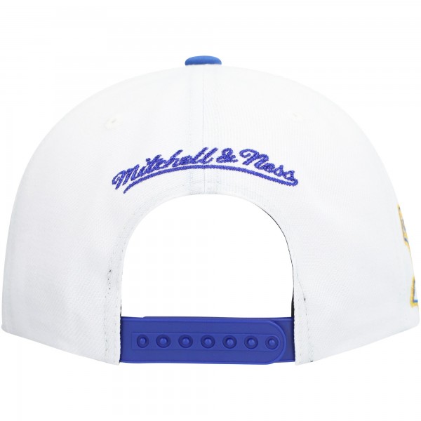 Бейсболка Golden State Warriors Mitchell & Ness  Soul Logo Shine 2-Tone - White