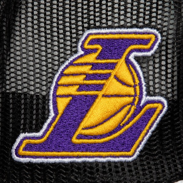 Бейсболка Los Angeles Lakers Mitchell & Ness Hardwood Classics Blocker Foam Front - White