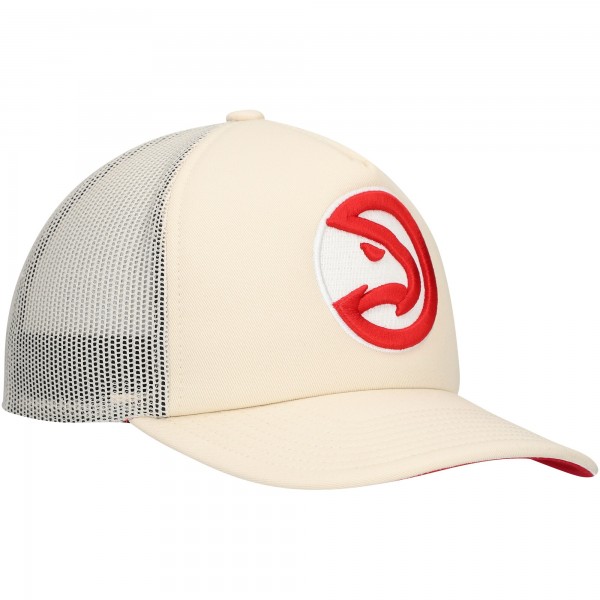Бейсболка Atlanta Hawks Mitchell & Ness Trucker - Cream