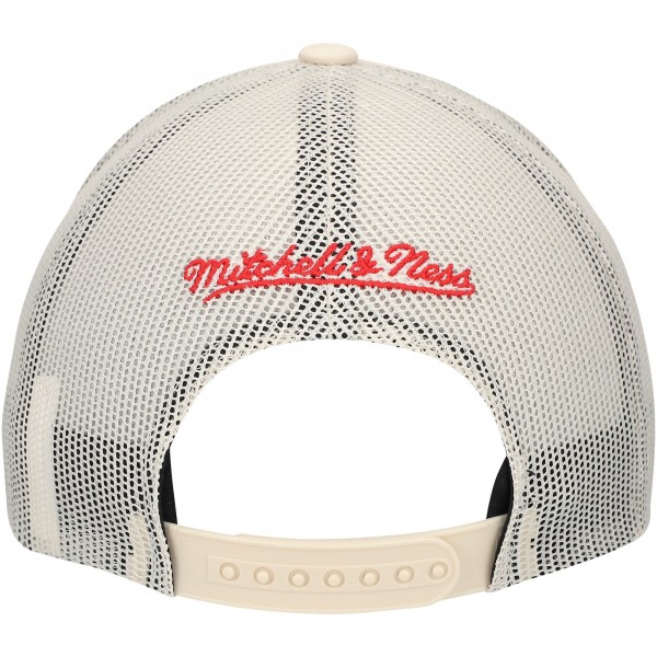 Бейсболка Atlanta Hawks Mitchell & Ness Trucker - Cream