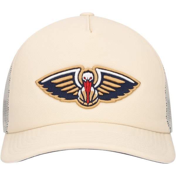 Бейсболка New Orleans Pelicans Mitchell & Ness Cream