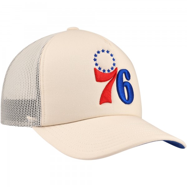 Бейсболка Philadelphia 76ers Mitchell & Ness Cream Trucker