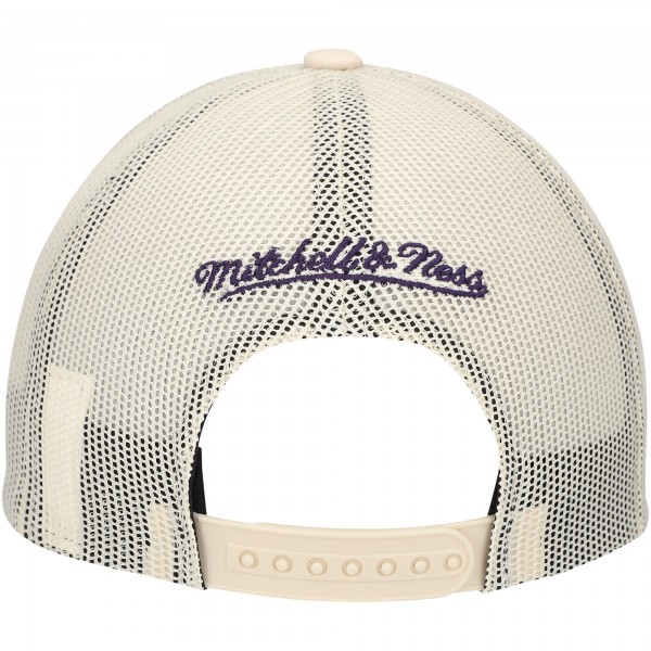 Бейсболка Charlotte Hornets Mitchell & Ness Trucker - Cream
