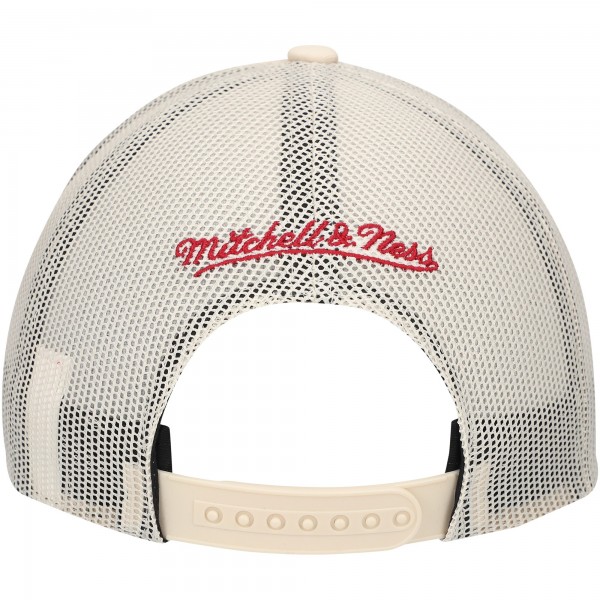 Бейсболка Miami Heat Mitchell & Ness Cream