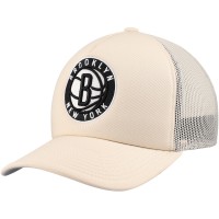 Бейсболка Brooklyn Nets Mitchell & Ness Trucker - Cream