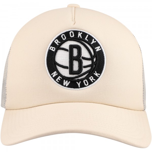 Бейсболка Brooklyn Nets Mitchell & Ness Trucker - Cream