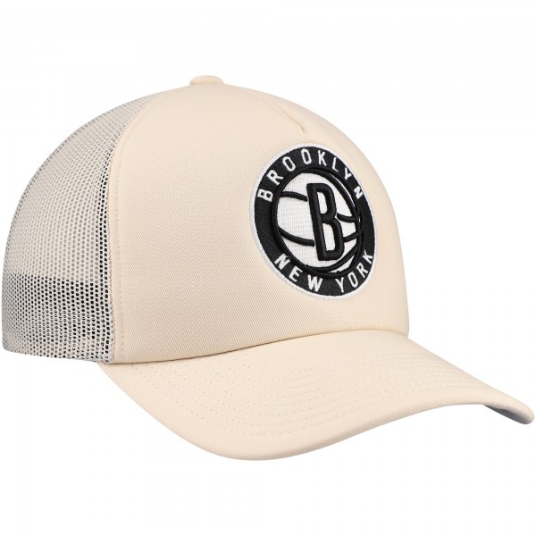 Бейсболка Brooklyn Nets Mitchell & Ness Trucker - Cream