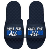 Шлепки Dallas Mavericks ISlide Youth 2024 NBA Playoffs Slogan – Navy