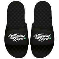 Шлепки Boston Celtics ISlide Youth 2024 NBA Playoffs Slogan – Black