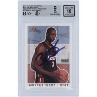 Dwyane Wade Miami Heat Autographed 2003-04 Fleer Tradition #265 Beckett Fanatics Witnessed Authenticated 9/10 Rookie Card
