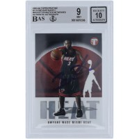 Dwyane Wade Miami Heat Autographed 2003-04 Topps Pristine #113 Beckett Fanatics Witnessed Authenticated 9/10 Rookie Card