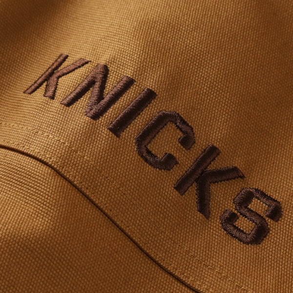 Толстовка New York Knicks G-III Sports by Carl Banks Tan Build Up Heavy Duck Canvas Full-Zip