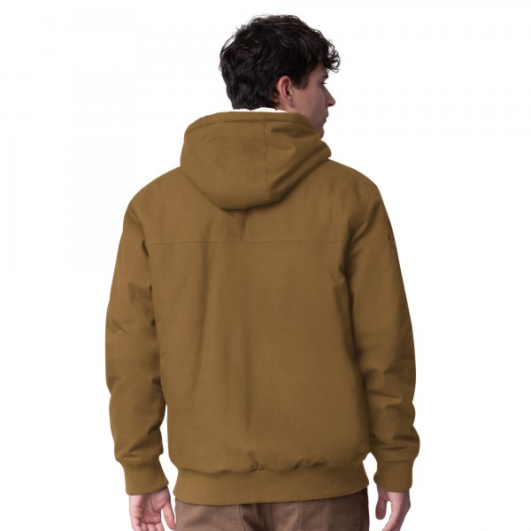 Толстовка на молнии Chicago Bulls G-III Sports by Carl Banks Build Up Heavy Duck Canvas - Tan