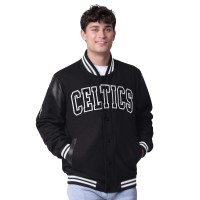 Бомбер Boston Celtics G-III Sports by Carl Banks Clutch Hitter Varsity - Black