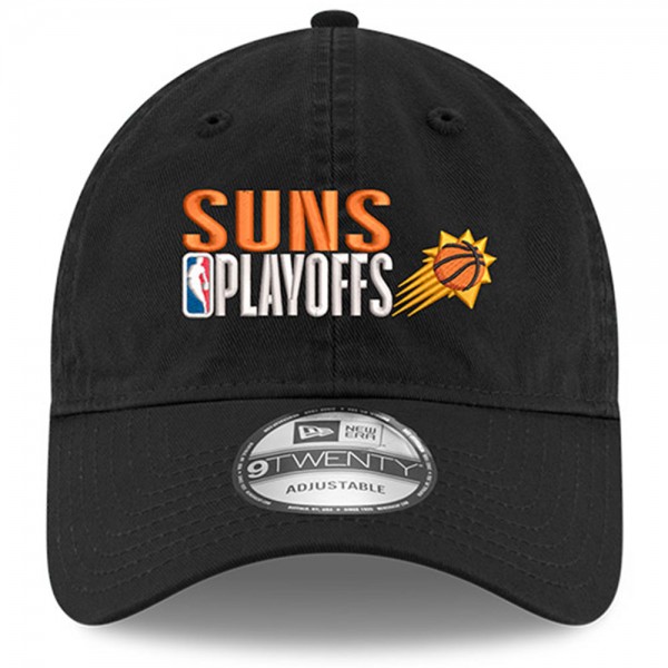 Бейсболка Phoenix Suns New Era Black 2024 NBA Playoffs 9TWENTY