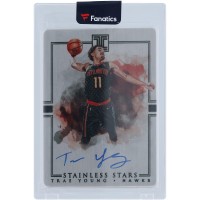 Trae Young Atlanta Hawks Autographed 2018-19 Panini Impeccable Stainless Stars #SA-TYG #36/99 Rookie Card