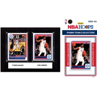 Philadelphia 76ers 6 x 8 Player Plaque & 2023-24 Team Trading Card Set